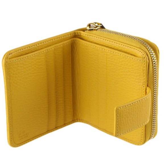 Gucci Original GG Canvas French Wallet Beige/Yellow New in box with dust bag - Picture 5 of 7